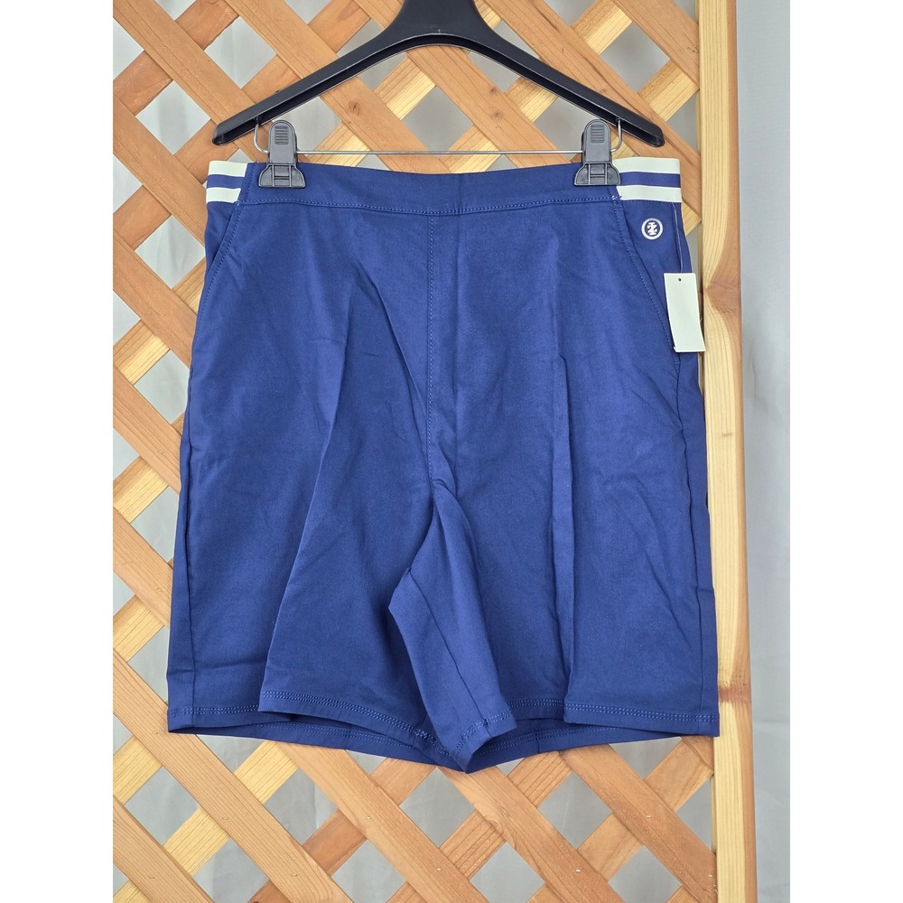 IZOD Performance Kathryn Club Short Womens XXL Medieval Blue Golf Athletic - NEW